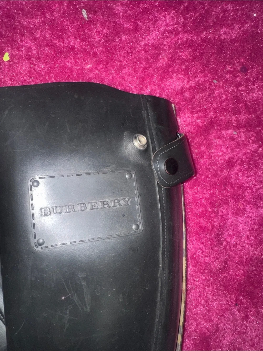 Burberry Bla l Tall Leather Riding Boots - Picture 7 of 7